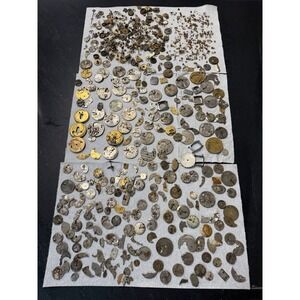 Watch Movement Parts Lot Steampunk Mixed Gears Plates Dials Cases Repair